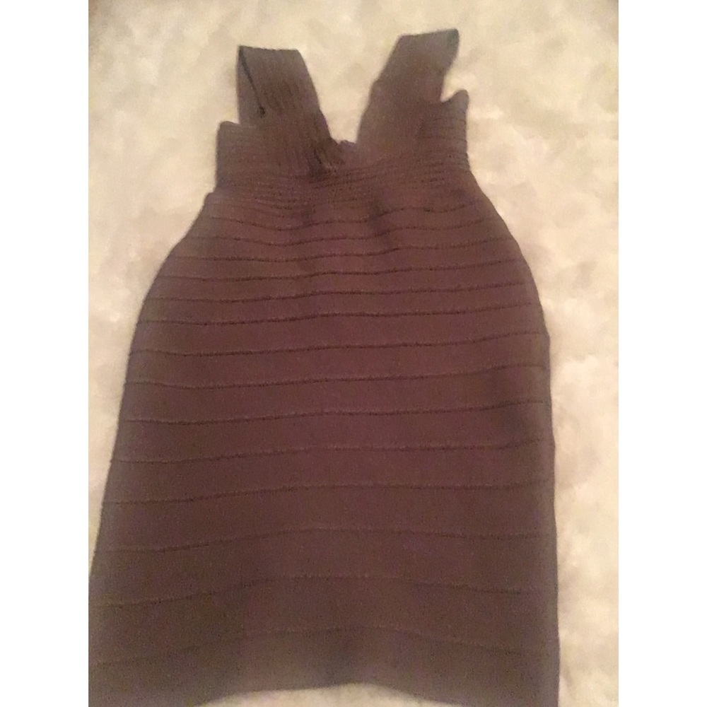 Deep V bandage dress